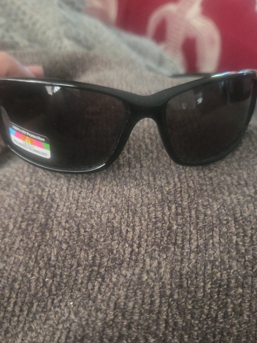Men's Polarized Black Sunglasses - UV Protection